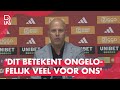 &#39;Een GEMEENSCHAPPELIJK GEVOEL&#39; | Arne Slot prijst TEAMSPIRIT bij Feyenoord tegen AJAX