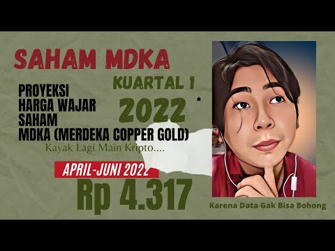 Analisa dan Prediksi/ Proyeksi Harga Wajar Saham MDKA (Merdeka Gold) April-Juni 2022 - Rp 4.317