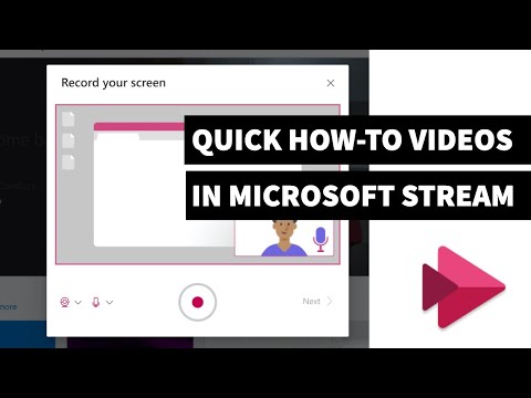 How To Record Your Screen in Microsoft Stream