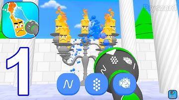 Aqua Boy - Gameplay Walkthrough Part 1 Tutorial Boss Fight Candle (iOS,Android Gameplay)