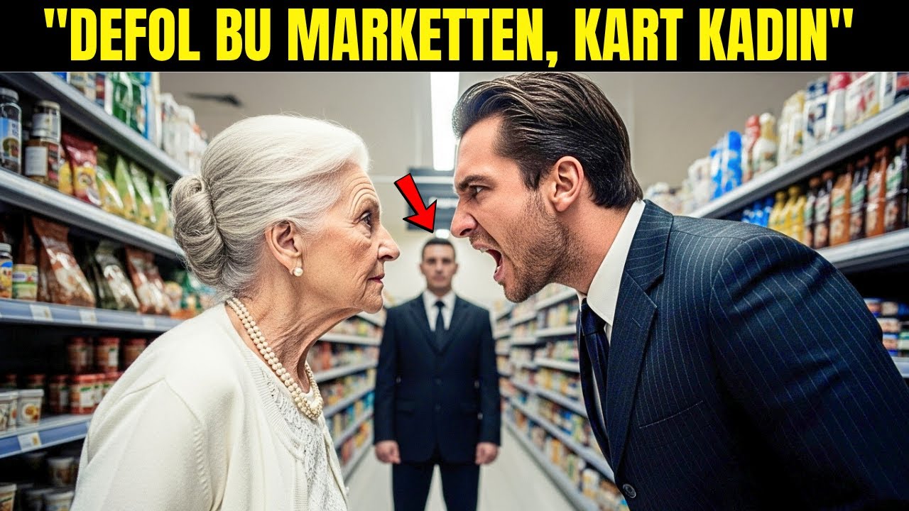 MARKET MÜDÜRÜ YAŞLI KADINI AŞAĞILADI. AMA ONUN MARKETİN SAHİBİ OLDUĞUNU ÖĞRENİNCE DEHŞETE KAPILDI