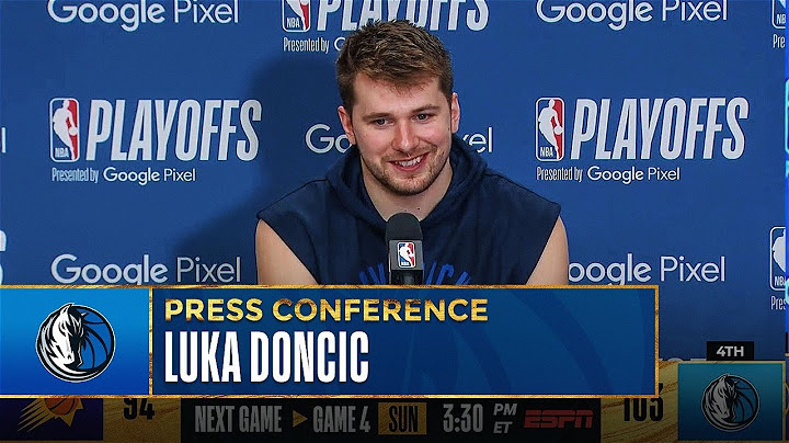 Luka Doncic Talks Game 3 Win Over Suns | Postgame Presser