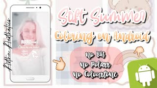 SOFT MOCHI SUMMER COLORING + THEME TUTORIAL ON ANDROID FOR TIKTOK FANPAGE | Astha Aesthetics 🌸 screenshot 5