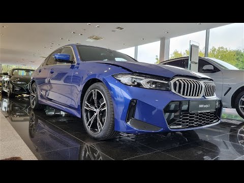 2023 BMW 3 Series (LCI) - FULL visual REVIEW (exterior, interior & trunk) [San Marino blue metallic]