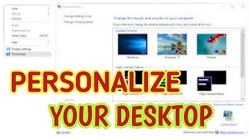 Window 7 Personalization | how to customize your windows 7 desktop | Personalize your desktop