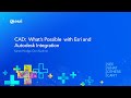 CAD: What’s Possible with Esri and Autodesk Integration