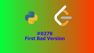 No Sound Leetcode 278: First Bad Version