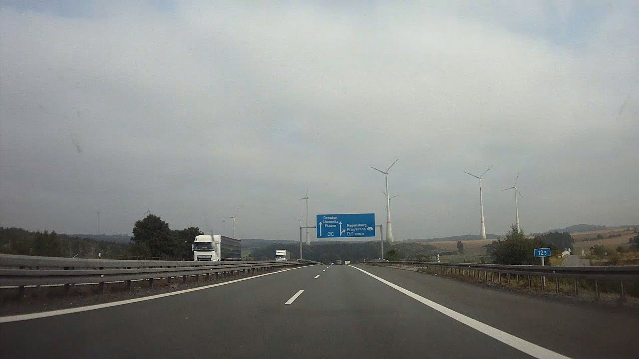 Germany: A72 Hof - Chemnitz