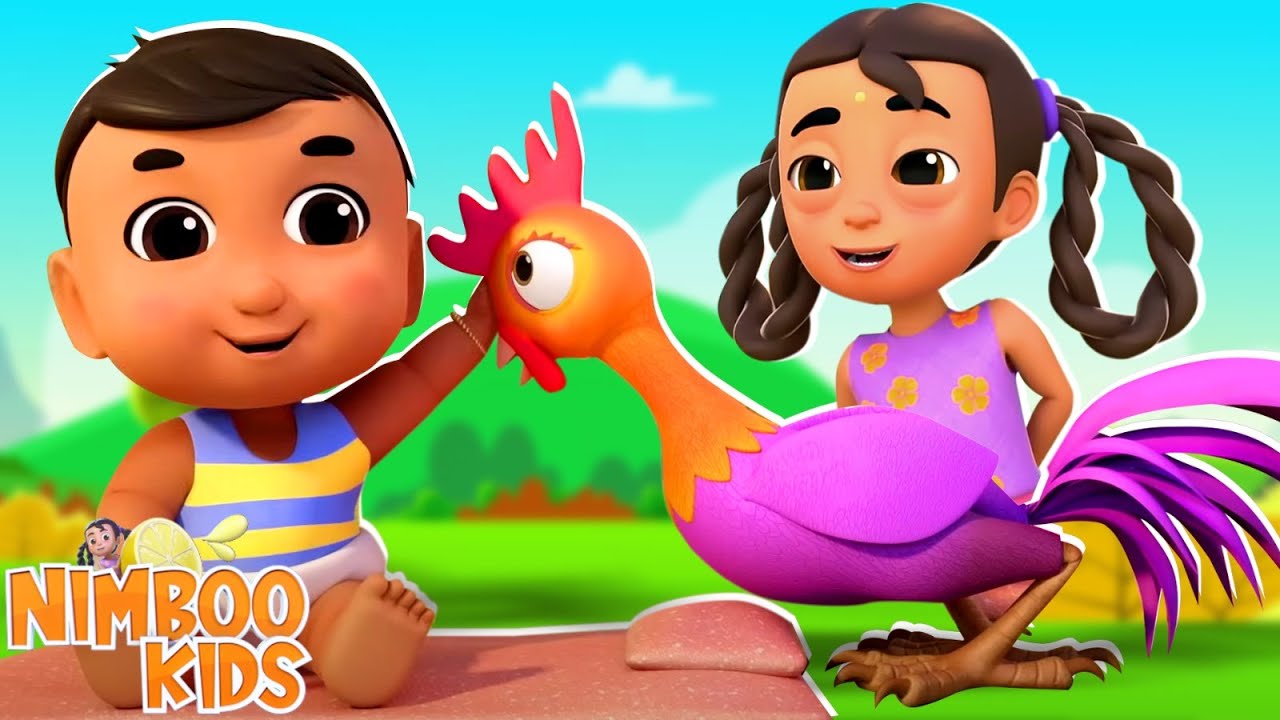 Murga Bole Kukdoo Koo, मुर्गा बोले कुकड़ू कू, Baby Songs in Hindi and Kids Animation Videos