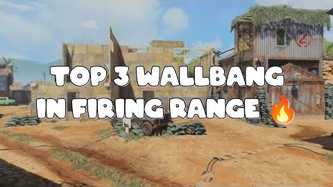 TOP 3 #codm FIRING RANGE WALLBANGS | #callofdutymobile Insta - @t2p_delta