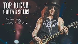 Top 10 Guns N Roses Guitar Solos - Ft. Karl Golden chords