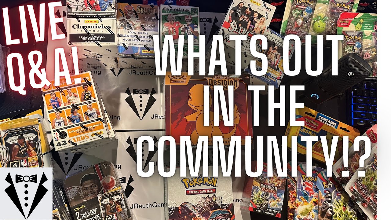 What Sport/Gaming Cards are out in the community? Live Q&A YouTube