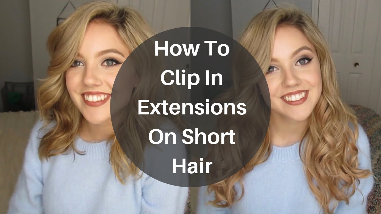 Blue Clip-In Hair Extensions for Short Hair - wide 9