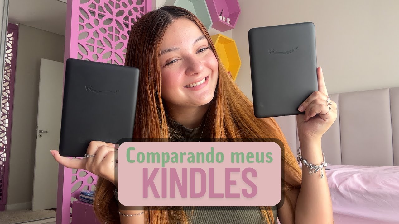 COMPARANDO meus KINDLES! Paperwhite x Colorsoft
