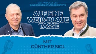 „Auf eine weiß-blaue Tasse“: Ministerpräsident Dr. Markus Söder und Günther Sigl