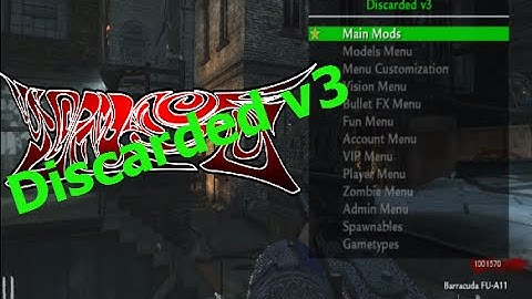 Cod WAW Mod Menu | Discarded v3 | (PC)