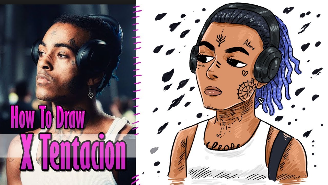 How To Draw Xxxtentacion Youtube