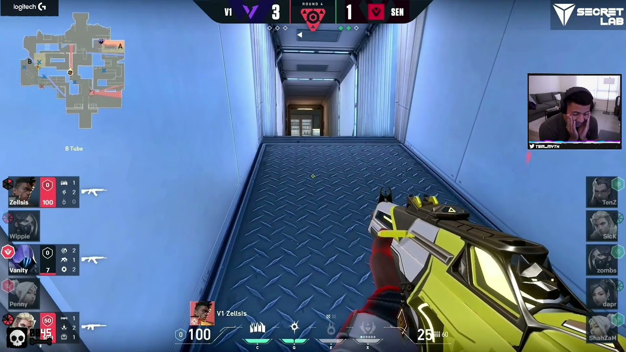 MYTH, POKIMANE AND DICEY REACT TO V1 vs SEN - Challengers NA Playoffs - Finals (MAP 3, ICEBOX)