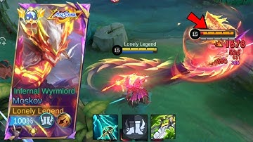 WTF DAMAGE!! BEST 1 HIT BUILD MOSKOV 2025! (recommended build and emblem) ~ MLBB!! 