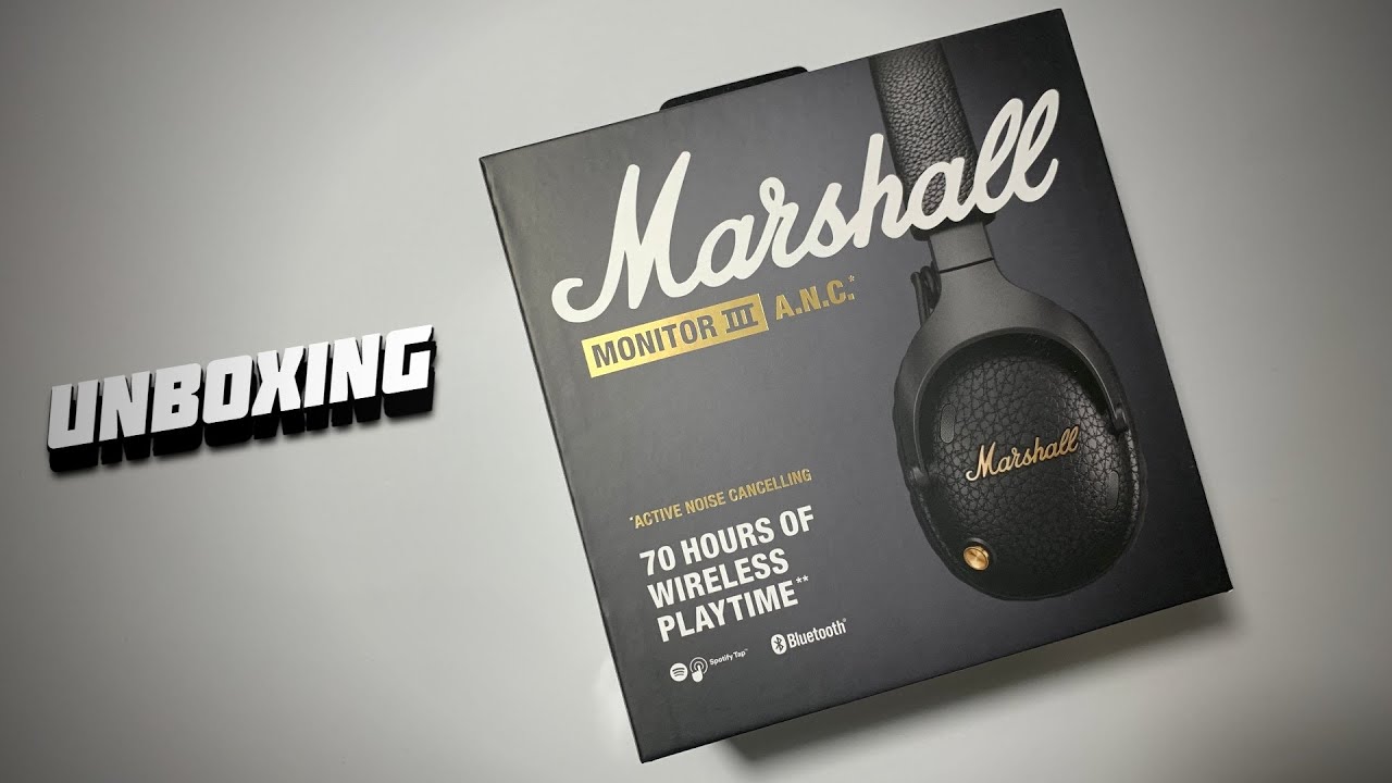 UNBOXING / РОЗПАКУВАННЯ Marshall Monitor III ANC