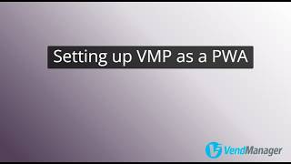 Setting up VMP as a PWA screenshot 2