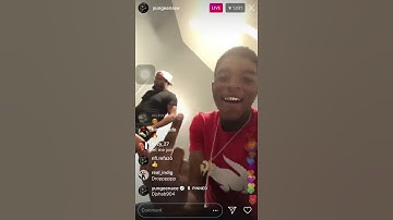 Snippet of YUNGEEN ACE New MixTape Life Of Betrayal (Instagram Live)