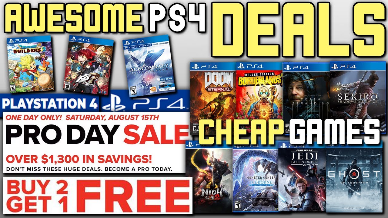 where to get cheap ps4 games