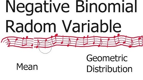 Negative Binomial Random Variable, Binomial formula and Mean