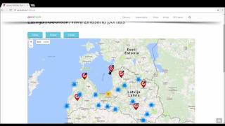LV: Slēpņu koordinātu noteikšana. Mācību platformā GeoTask.eu