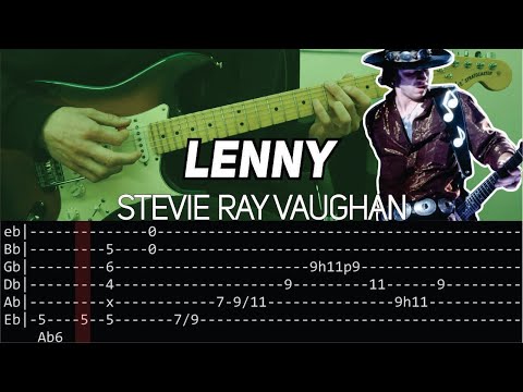 Stevie Ray Vaughan - Lenny intro (Guitar lesson with TAB)