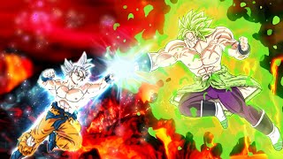 Super Saiyan Broly Finally Meets Mastered Ultra Instinct Goku