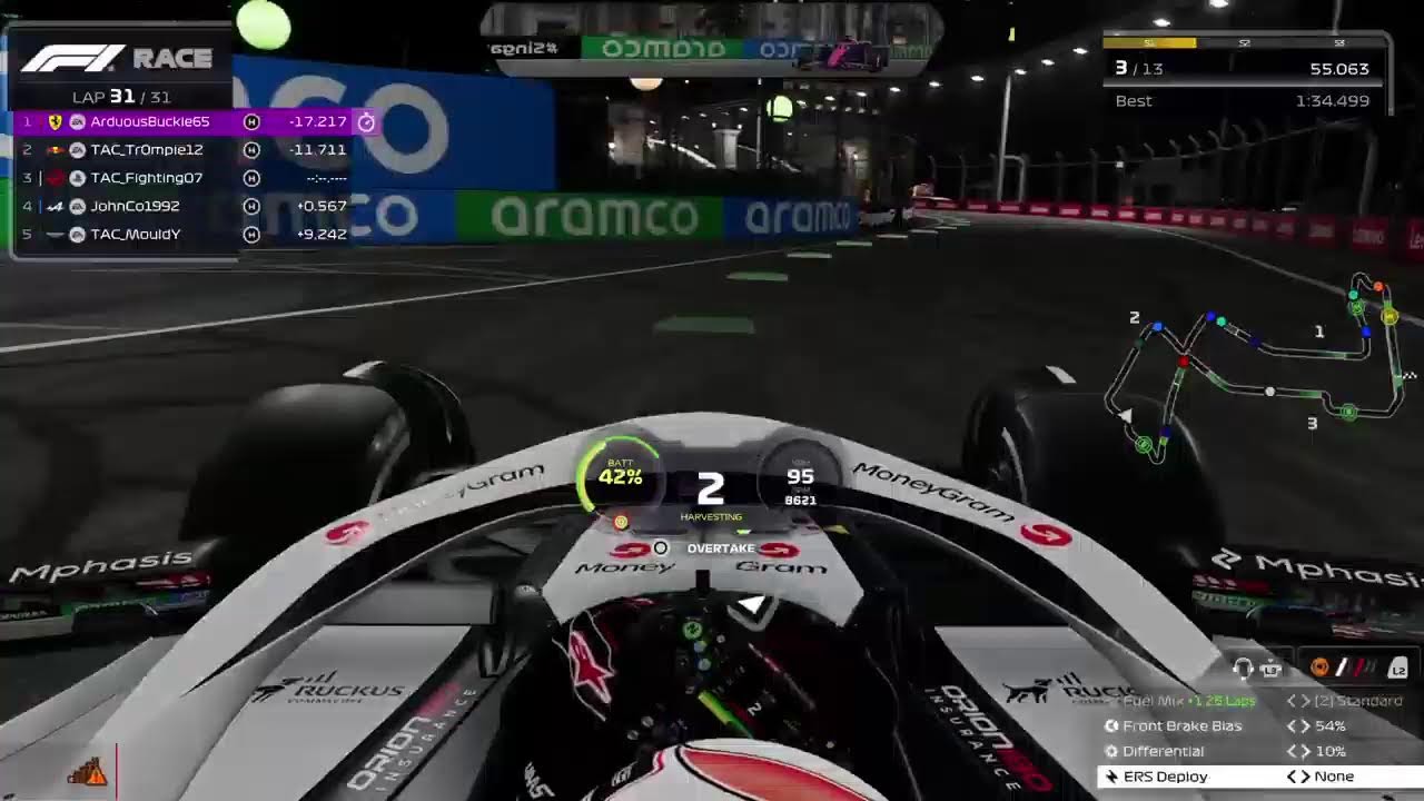 F1 25 - 4QM8 Leugue S2 | Round 7 - Singapore