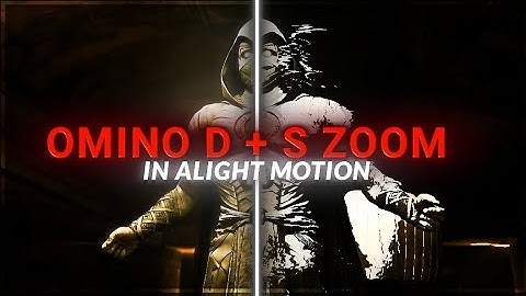 🔥Ae Like Omino Diffusion + Smooth Zoom in Alight Motion || xml + Alight Link 📈