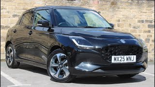 Full MX25 WNJ Suzuki Swift Ultra 1.2 MHEV 5dr Super Black Pearl 2025 Guide