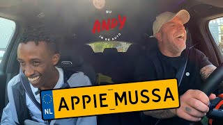 Appie Mussa  Bij Andy in de auto!