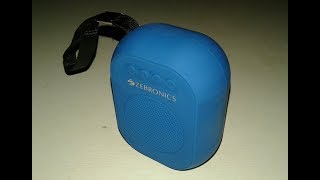 zebronics saga bluetooth speaker