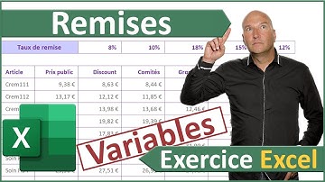Remises commerciales variables avec Excel