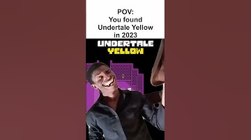 I Found Undertale Yellow in 2023 #undertaleyellow #undertale #shorts