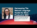 Harnessing The Natural Language Toolkit for Optimized SEO [MozCon 2021] — Miracle Inameti-Archibong