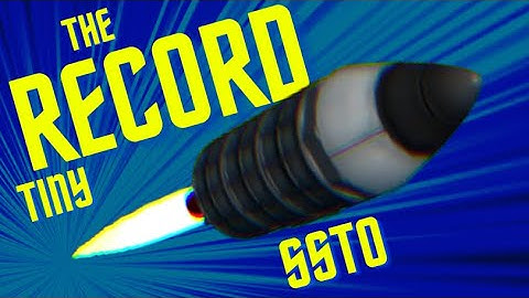 KSP CHALLENGE - Smallest SSTO Rocket 810 Kg