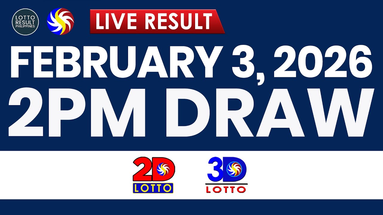 LIVE 2PM PCSO LOTTO RESULTS TODAY FEBRUARY 3, 2026 | SWERTRES EZ2
