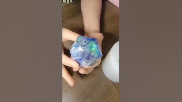 Giant D20 demolding! #dice #dungeonsanddragons #dnd #giantdice