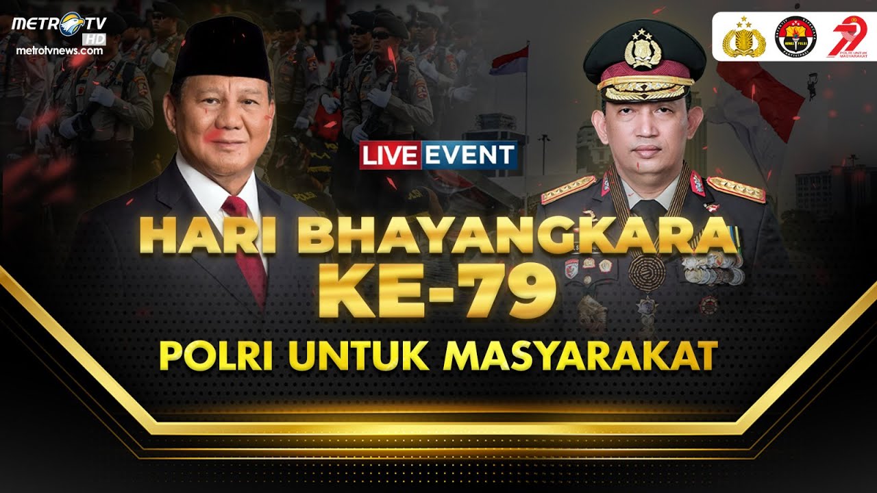 LIVE EVENT - PRESIDEN PRABOWO HADIRI HARI BHAYANGKARA KE -79