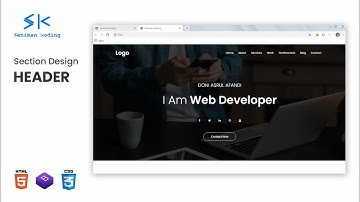 Tutorial web desain [Section HEADER] Bootstrap 4 - Seniman Koding