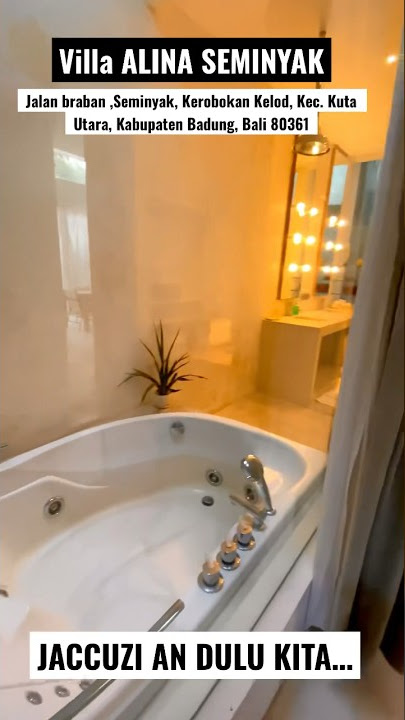 JACCUZIAN dulu kita…|| SEBELUM NANTI MALAM TEMPUR 🫣🤭🤫 #jaccuzi #private #villa #villas #bathroom
