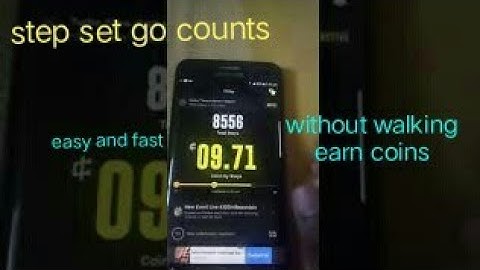 step set go counts without walking