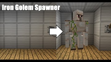 Minecraft 1.12 Tutorial: Iron Golem Spawner