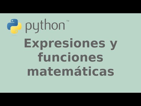 Expresiones aritméticas y funciones matemáticas en Python