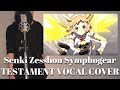 TESTAMENT/水樹奈々 男性原キー 歌詞付き-cover 戦姫絶唱シンフォギアAXZ OP 歌ってみた