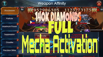 Mecha Activation 15k+ Diamonds Free...Unlock all Mecha. Legacy of discord